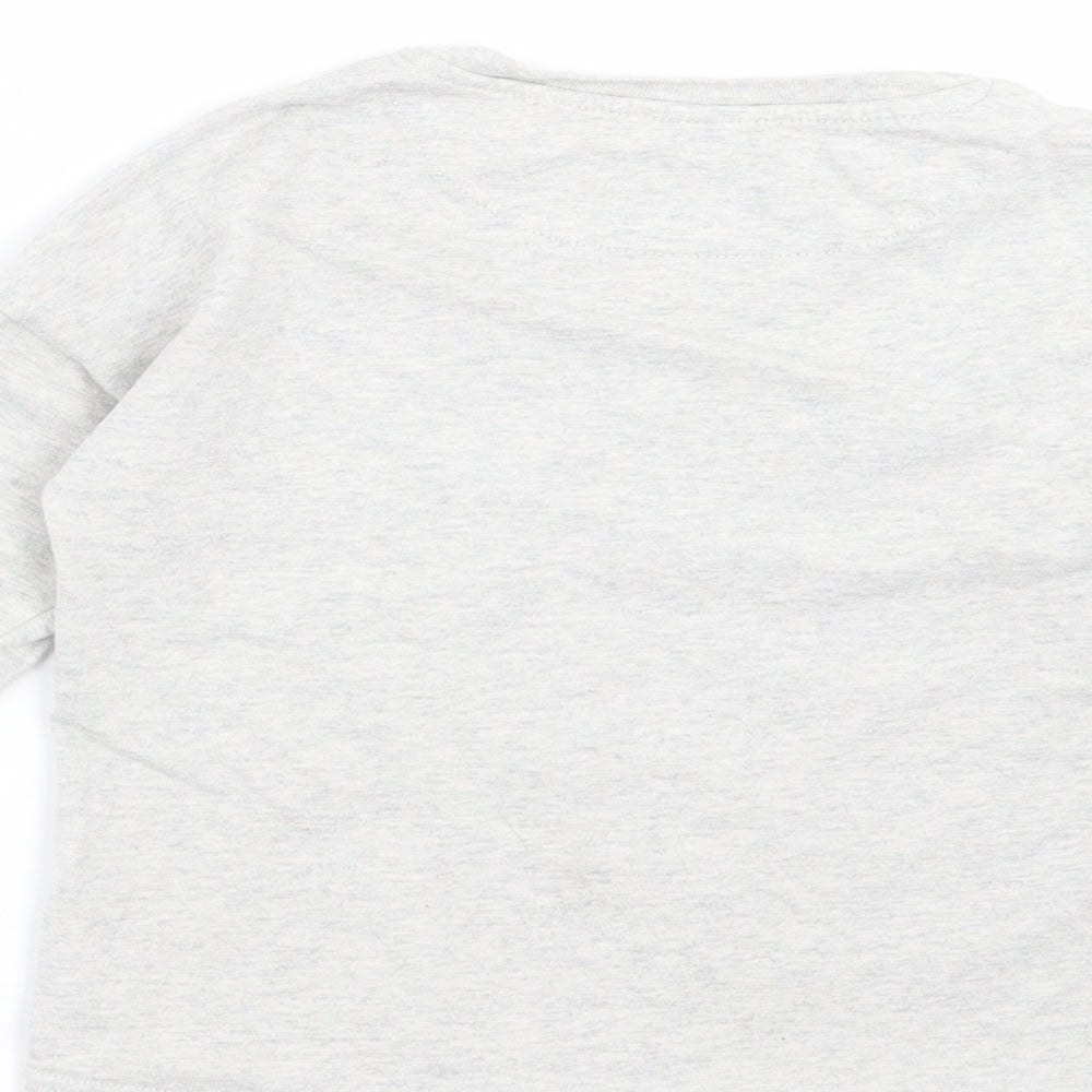 NEXT Girls Grey Solid  Top Pyjama Top Size 3 Years  - cat