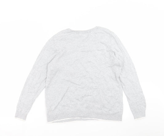 Gap Mens Grey  Knit Pullover Jumper Size M