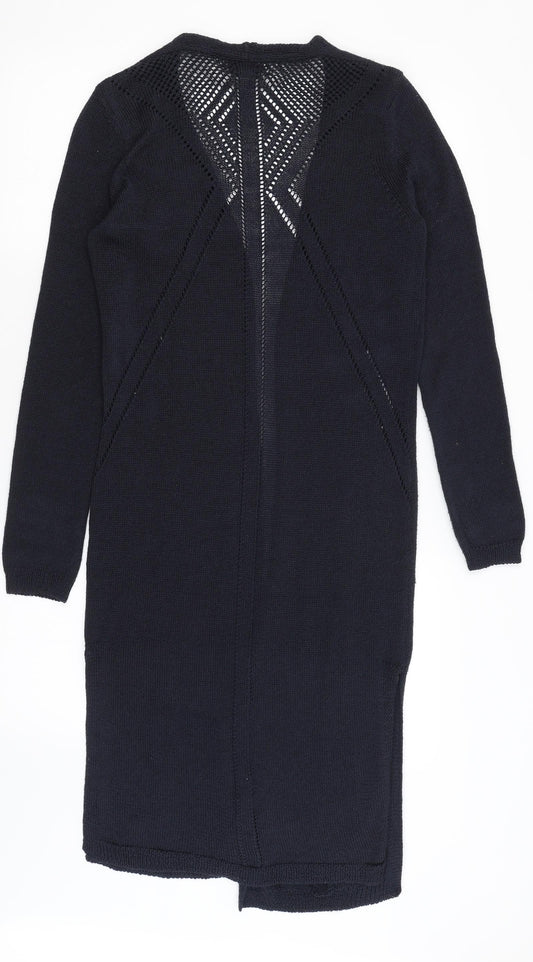 Per Una Womens Blue   Shrug Jumper Size 8