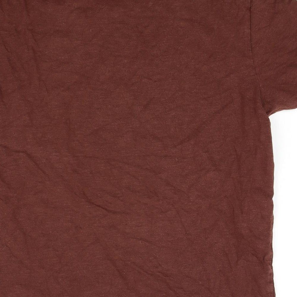 Burton Mens Brown    T-Shirt Size M