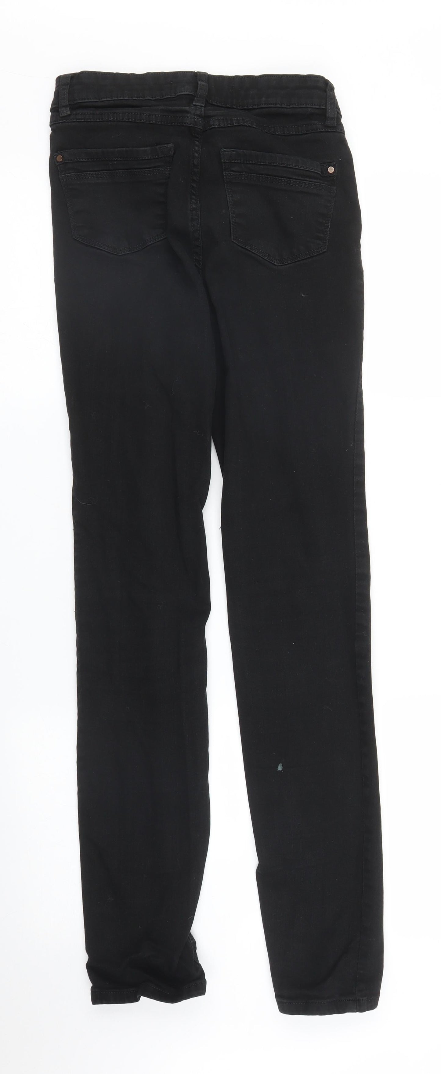 George Womens Black  Denim Skinny Jeans Size 10 L29 in