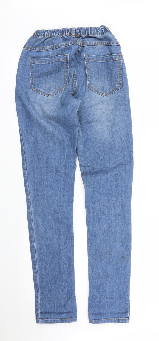 Pieces Womens Blue  Denim Jegging Jeans Size S L30 in