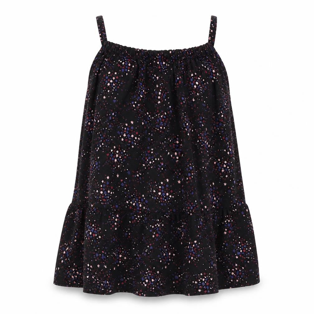Nutmeg Girls Black   Camisole T-Shirt Size 8 Years