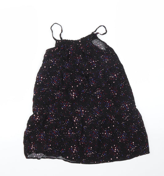 Nutmeg Girls Black   Camisole T-Shirt Size 8 Years