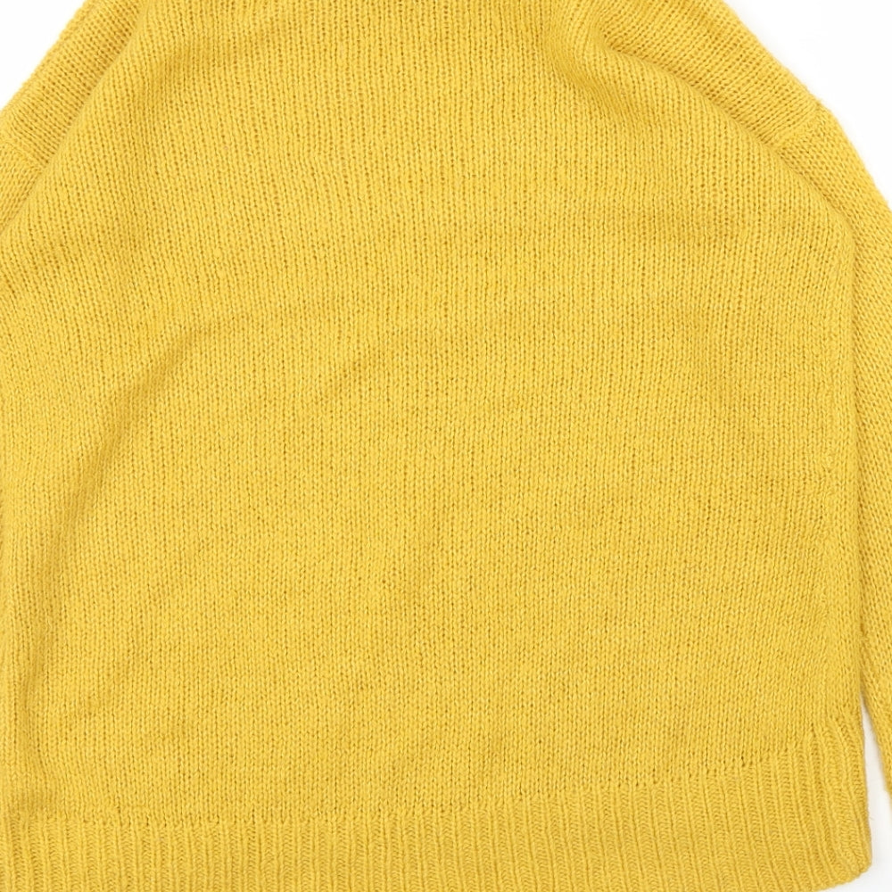 New Look Womens Yellow   Pullover Jumper Size S
