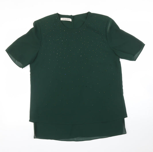 Jacqes Vert Womens Green   Basic Blouse Size 10