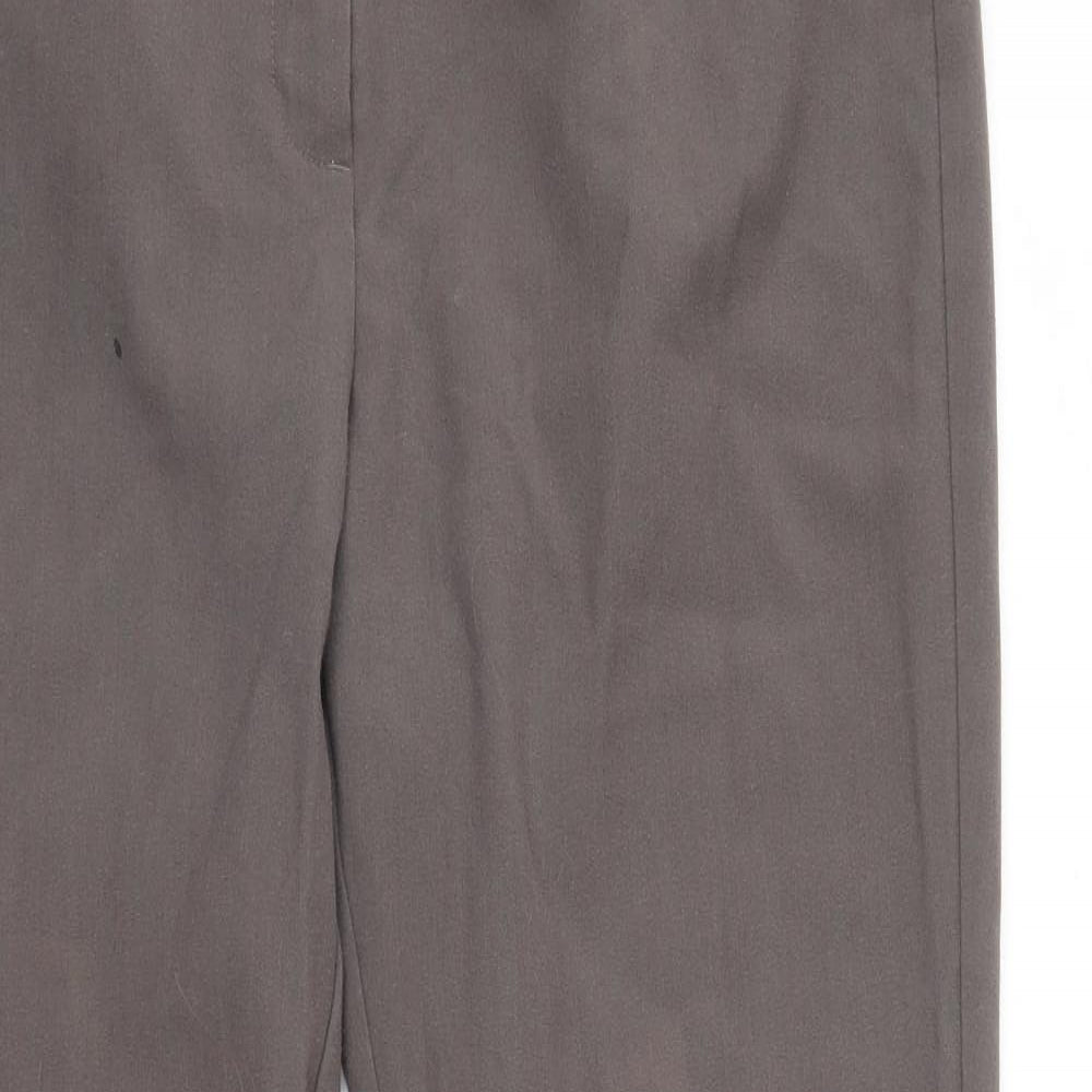M&S Womens Brown   Trousers  Size 12 L26 in