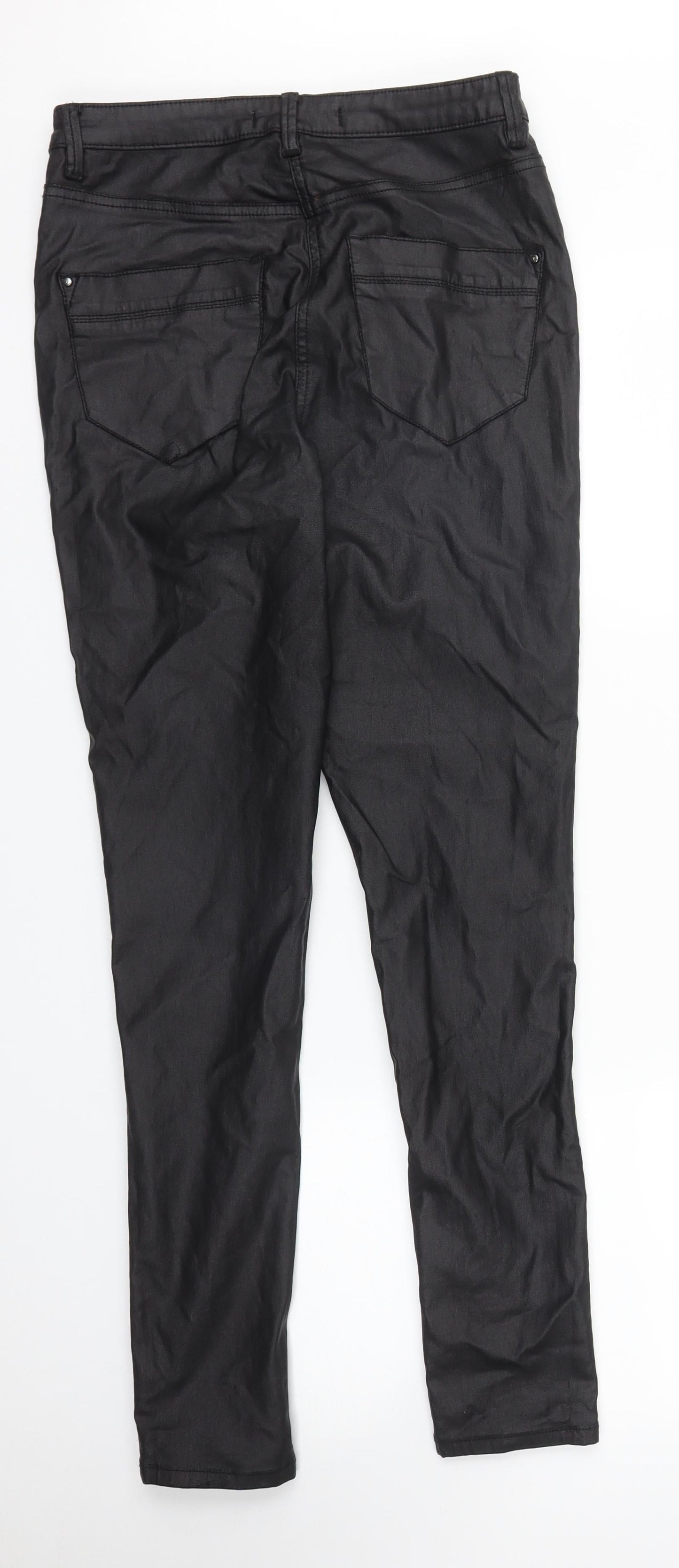 Very Womens Black   Carrot Trousers Size 12 L27 in