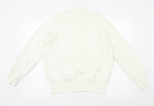 Very Womens White   Pullover Jumper Size 14