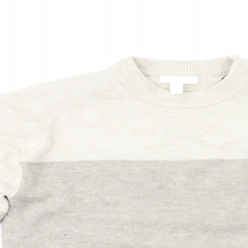 H&M Womens Beige   Pullover Jumper Size XS