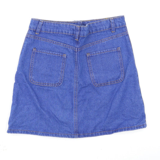 mrp  Womens Blue   Mini Skirt Size 8