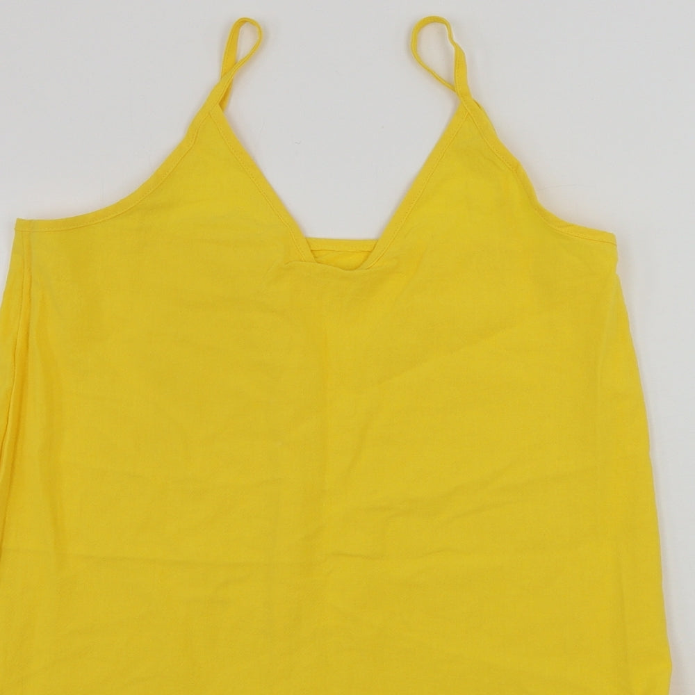 Preworn  Womens Yellow   Basic Blouse Size M