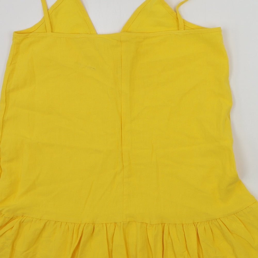 Preworn  Womens Yellow   Basic Blouse Size M