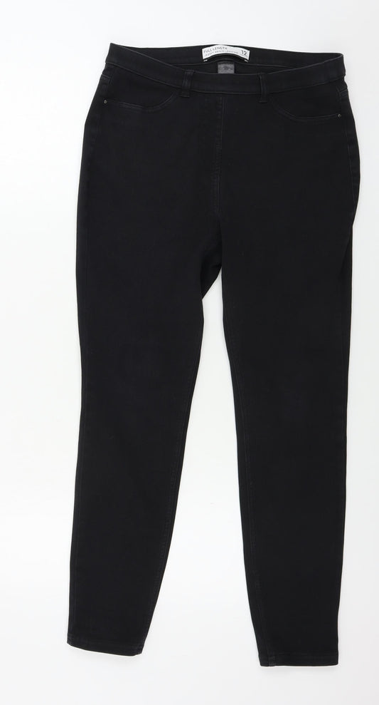 NEXT  Womens Black   Skinny Jeans Size 12 L25 in