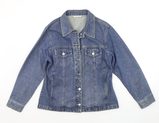 Littlewoods Womens Blue   Jacket Coat Size 16