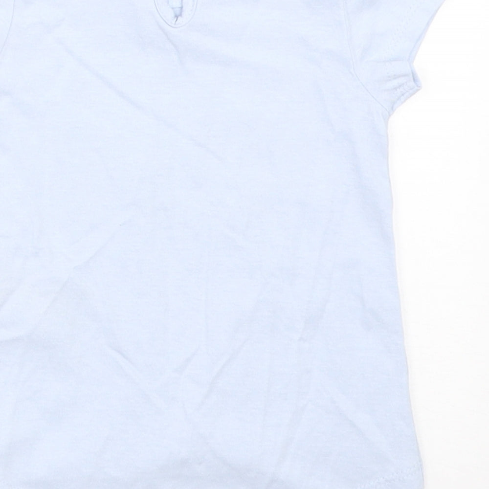 So Cute Girls Blue   Basic T-Shirt Size 6-9 Months