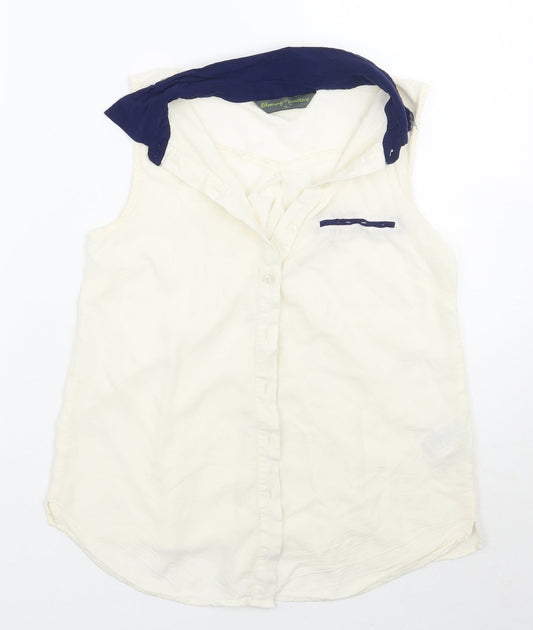 Blooming Marvellous Womens White   Basic Button-Up Size 8