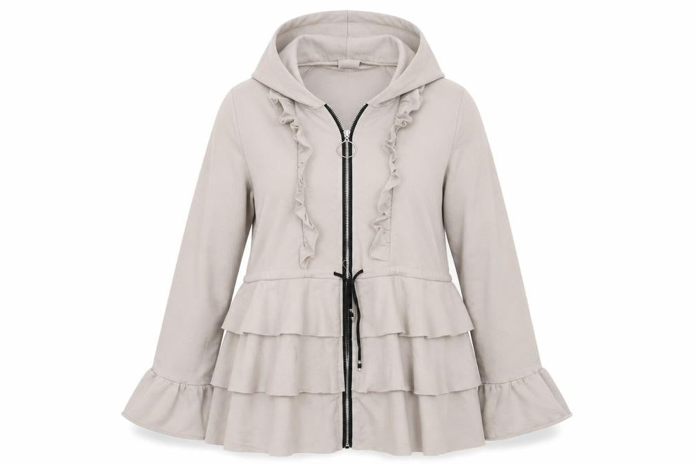 Preworn Womens Beige   Jacket Coat One Size