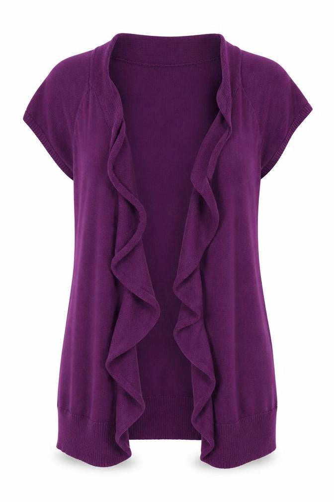 silent + noise Womens Purple   Cardigan Jumper Size M
