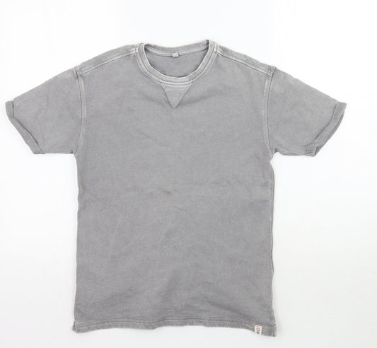 Mark Shale Boys Grey   Basic T-Shirt Size 9-10 Years