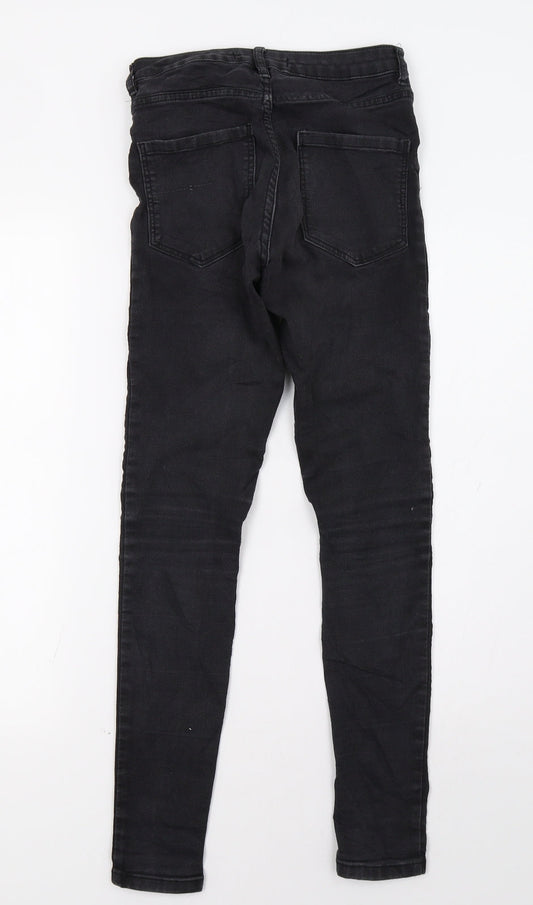 Sinsay Womens Black  Denim Skinny Jeans Size 6 L30 in