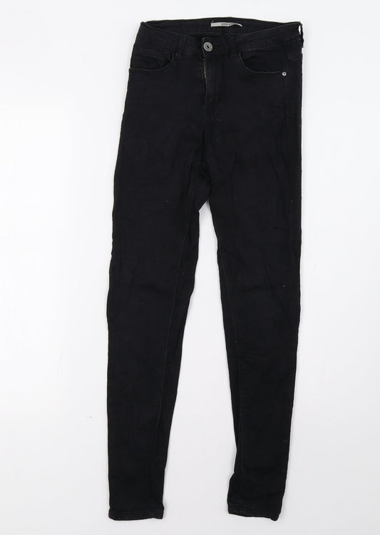 kiss pink Womens Black   Skinny Jeans Size 6 L30 in