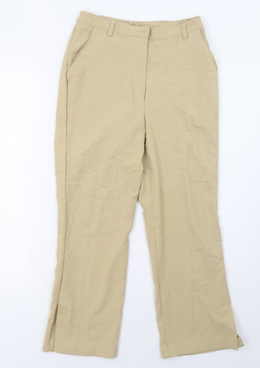 Preworn Womens Beige   Trousers  Size 8 L26 in