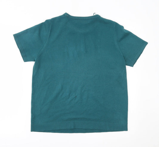 pure & natural Womens Green   Basic Blouse Size 14