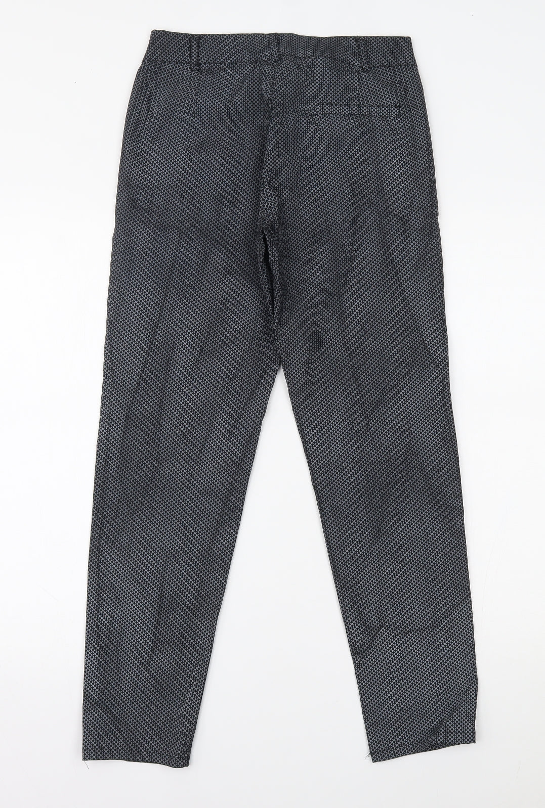 Preworn Womens Black Polka Dot  Trousers  Size L L27 in