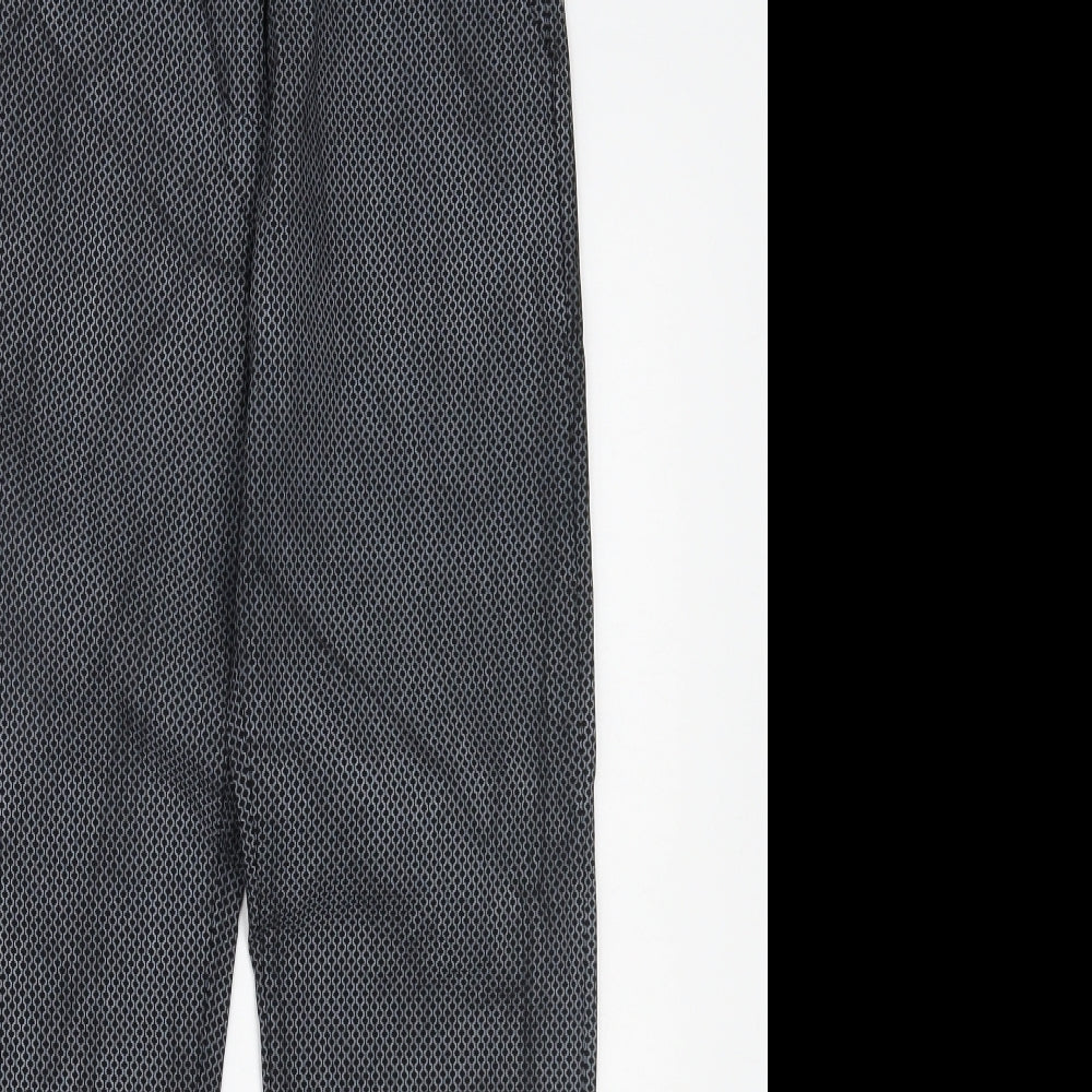 Preworn Womens Black Polka Dot  Trousers  Size L L27 in