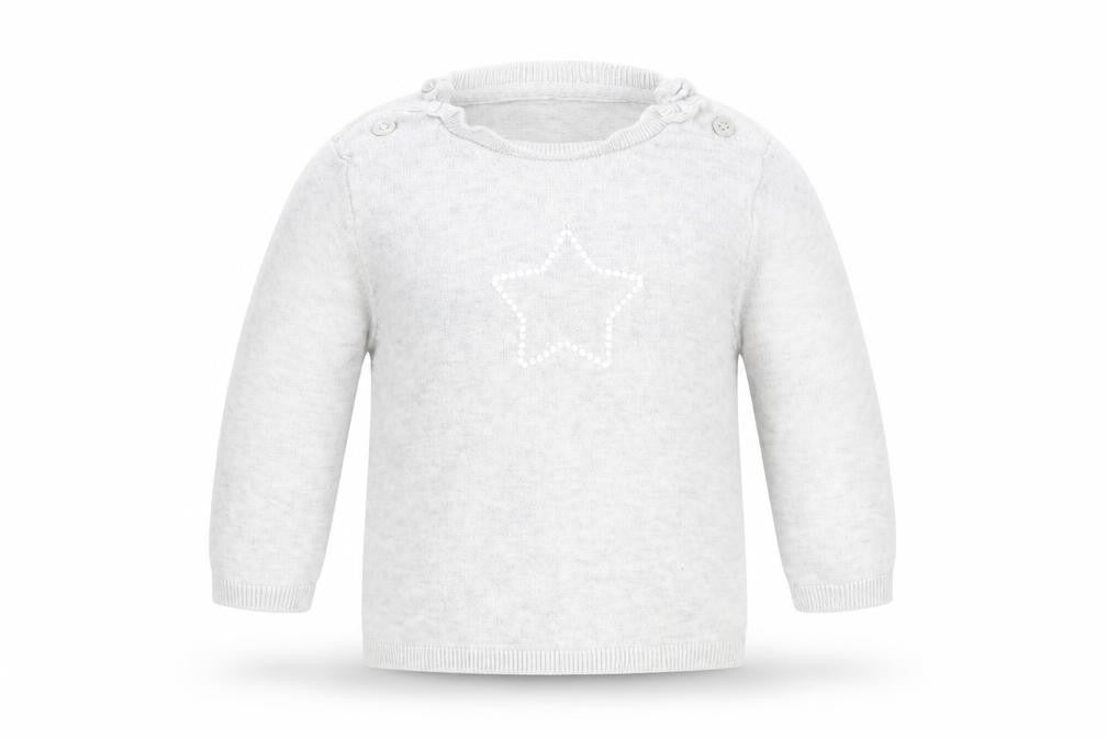 Marks and Spencer Baby Grey   Pullover Jumper Size 9-12 Months  - Start Logo