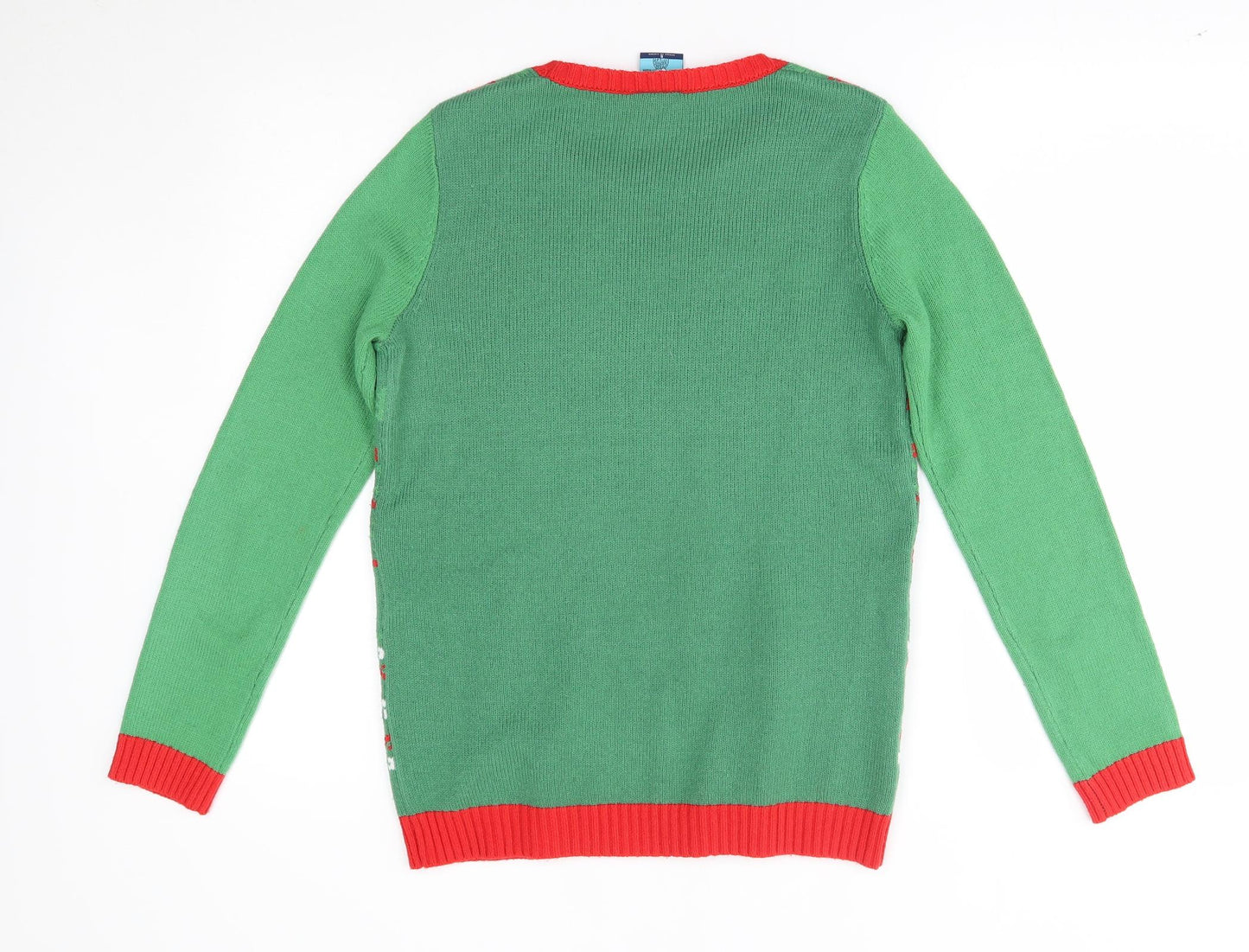norther pole Womens Green   Pullover Jumper Size S  - christmas
