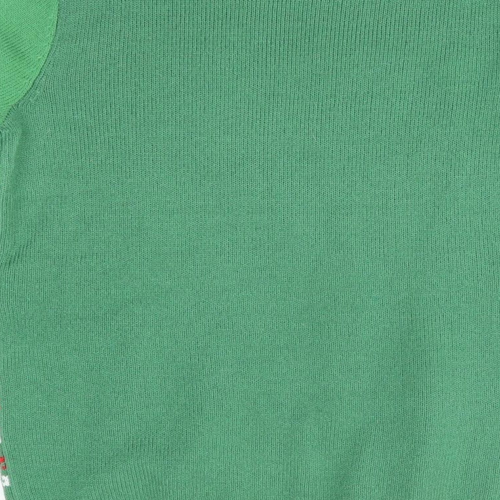 norther pole Womens Green   Pullover Jumper Size S  - christmas