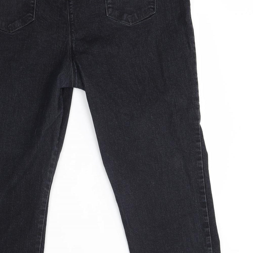 Preworn Womens Black   Capri Jeans Size 44 in L24 in