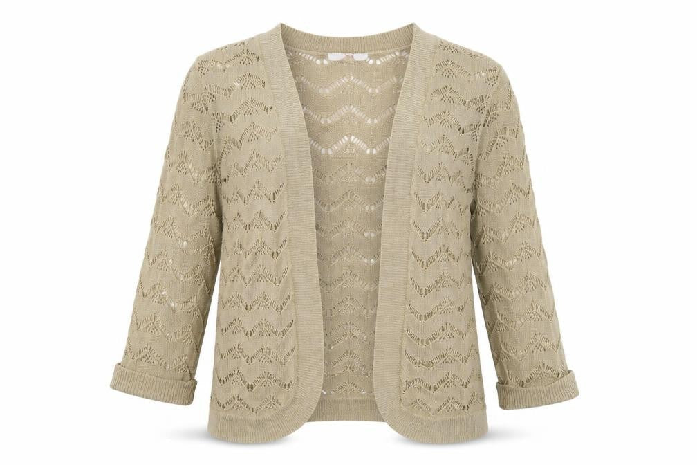 Julipa Womens Beige   Cardigan Jumper Size 12