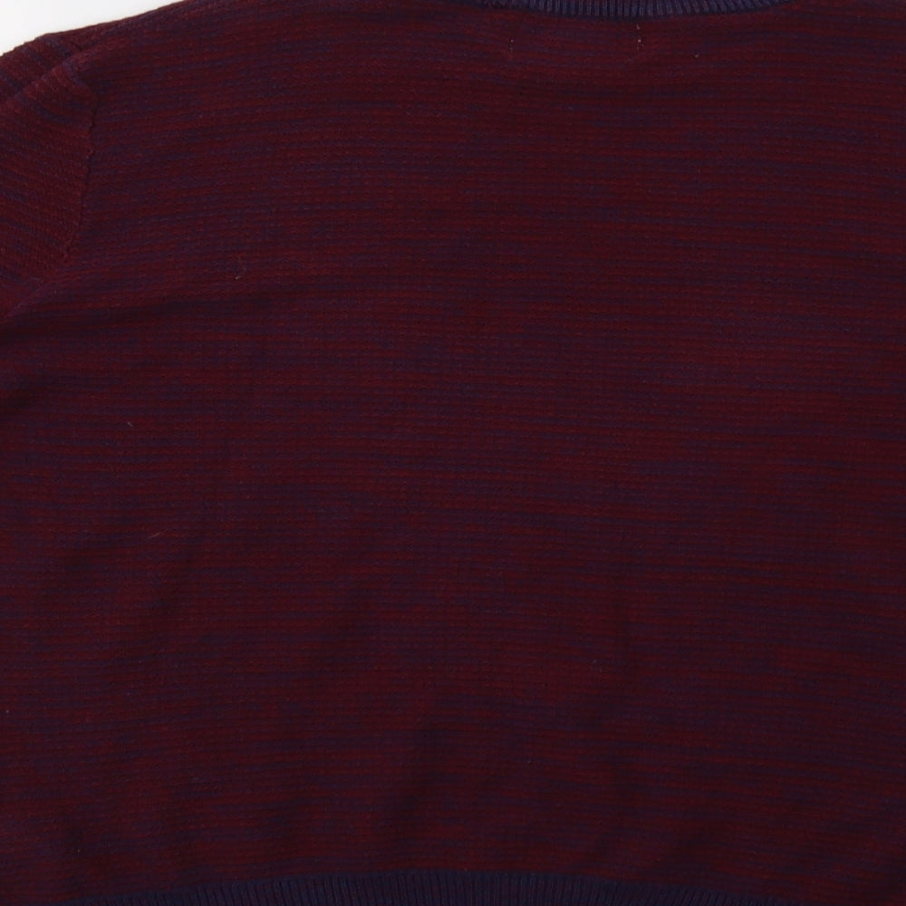 Topman Mens Red   Pullover Jumper Size M