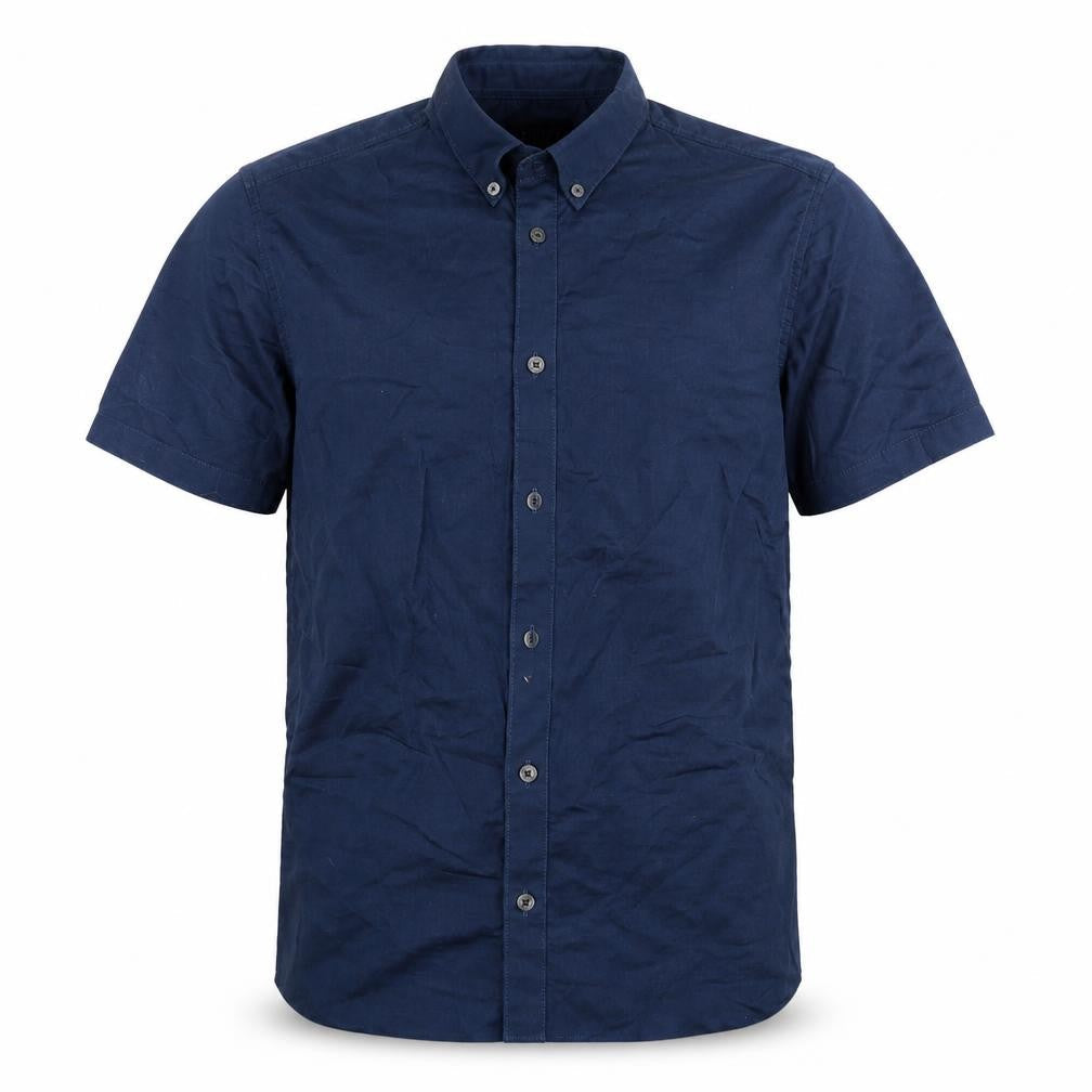 Burton Mens Blue    Button-Up Size M