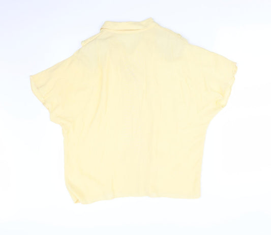PAUL SEPERATES Womens Yellow   Basic Blouse Size 14