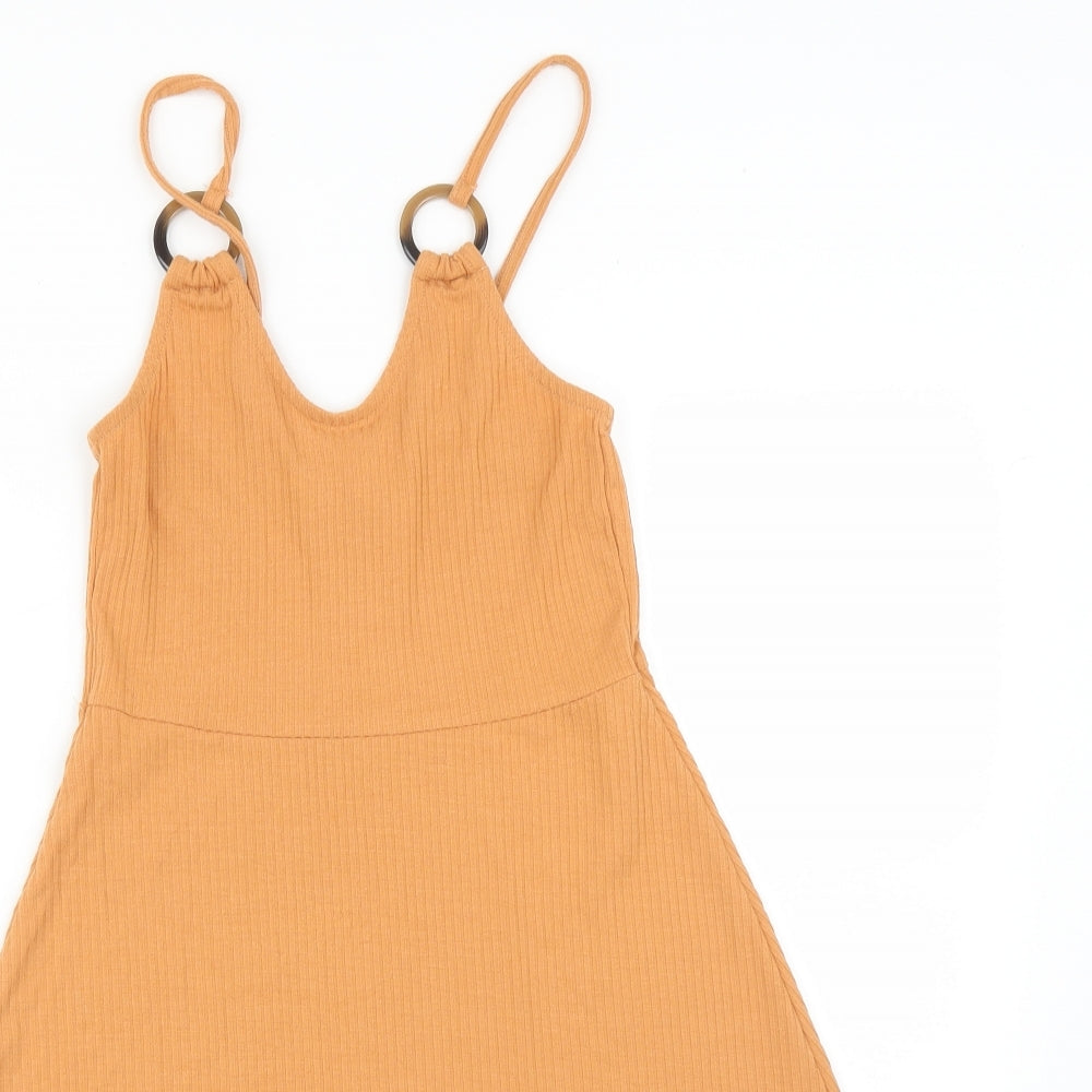 Topshop Womens Orange   A-Line  Size 6