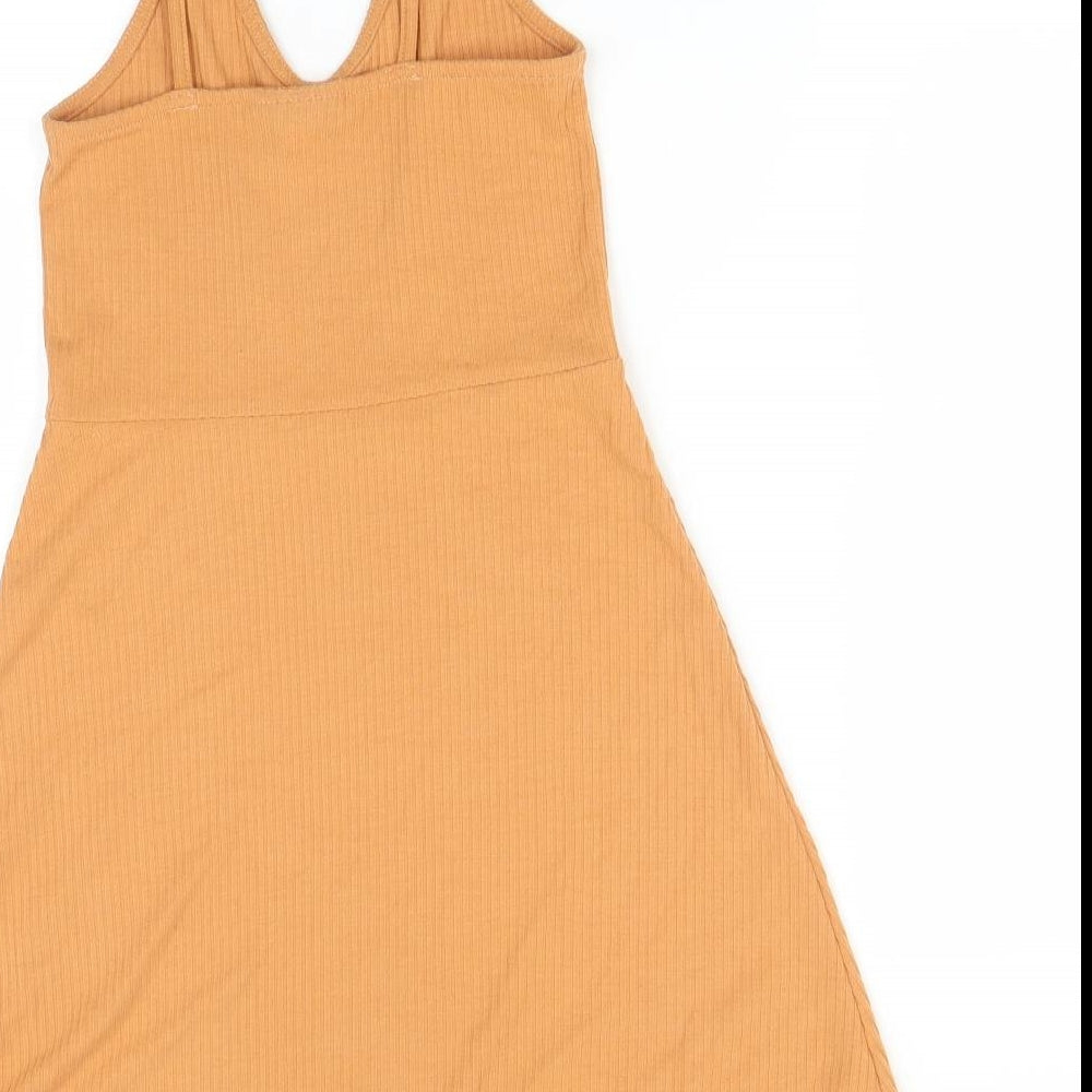 Topshop Womens Orange   A-Line  Size 6