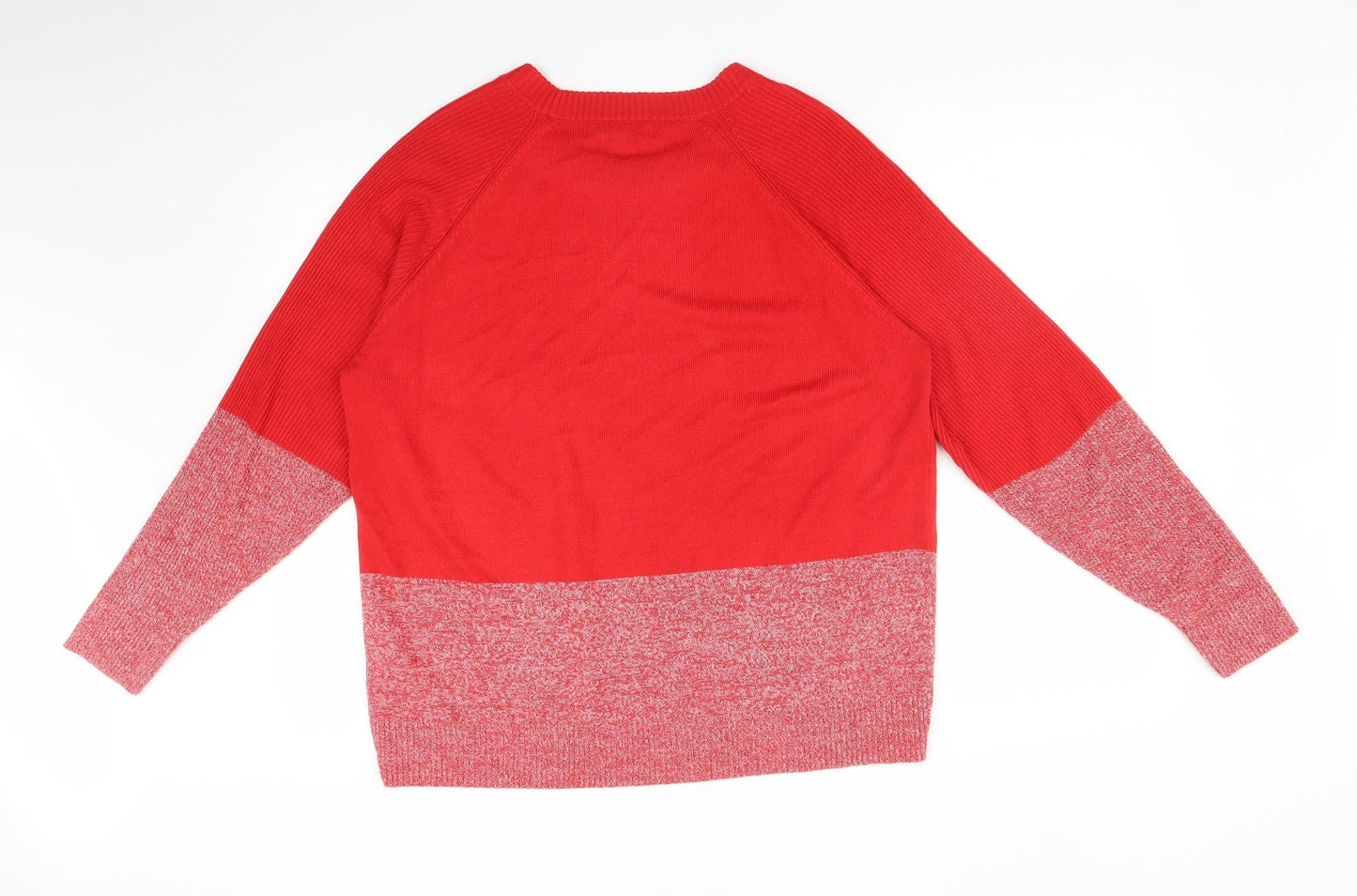 NEXT Womens Red   Pullover Sweatshirt Size M