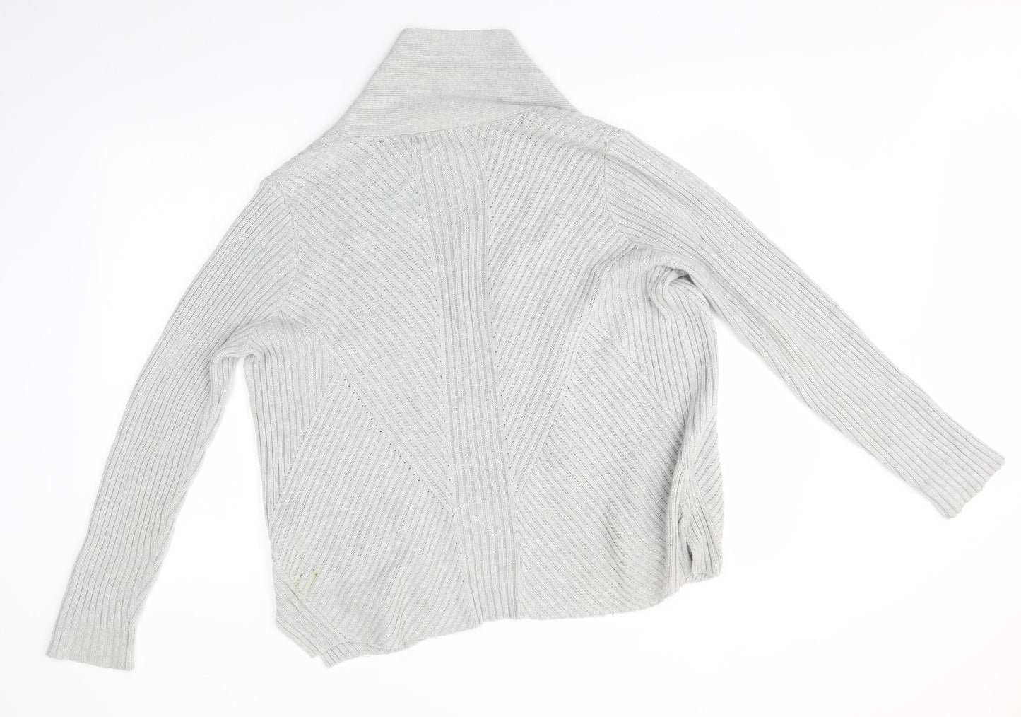 M&S Womens Grey   Cardigan Jumper Size 16