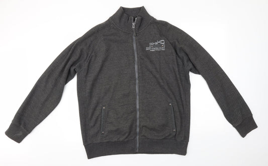 Denim Seventy3 Mens Grey   Full Zip Jumper Size XL