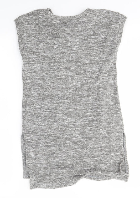NEXT Girls Grey   Cardigan Jumper Size 3 Years