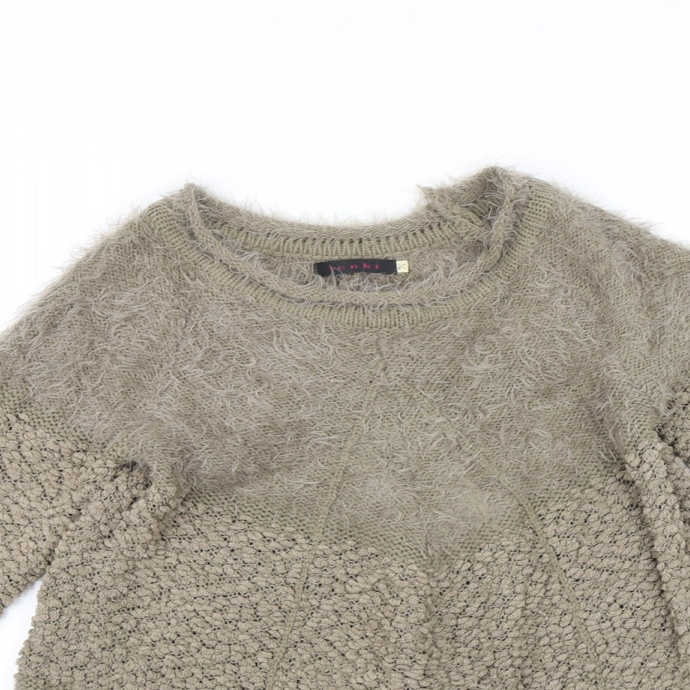 tenki Womens Brown   Pullover Jumper Size M