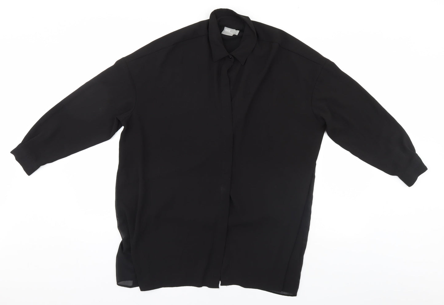 ASOS Womens Black   Basic Blouse Size 8