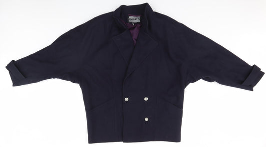 Private Line Womens Blue   Overcoat Blazer Size 14
