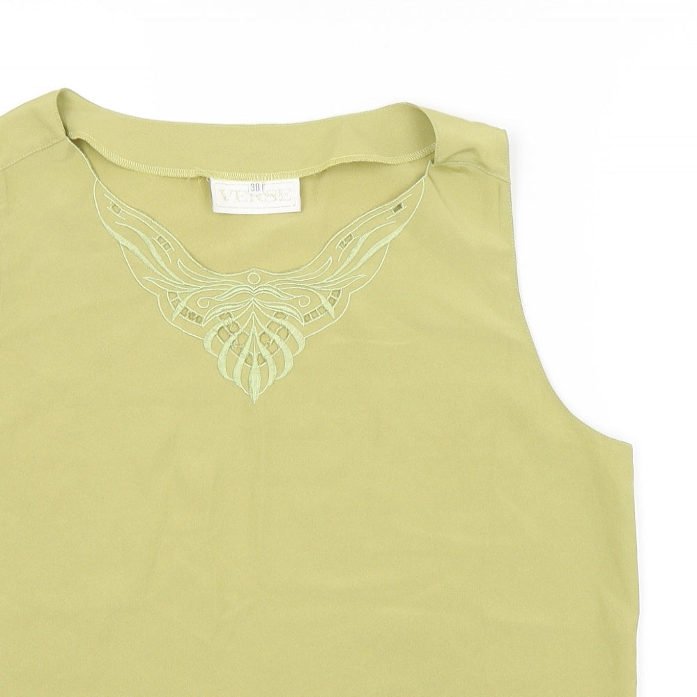 VERSE Womens Green   Basic Blouse Size 10