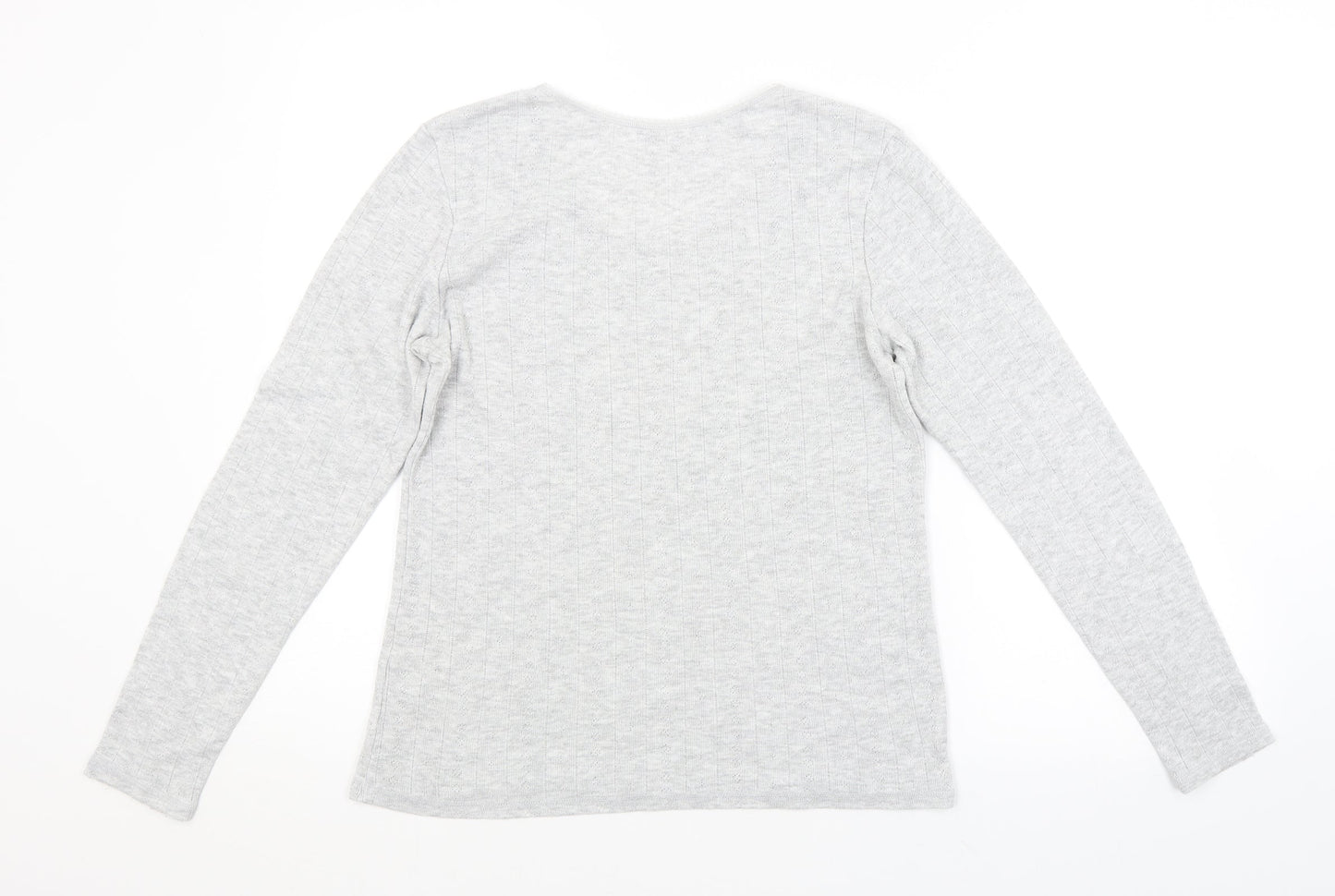 M&S Womens Grey   Pullover Jumper Size 16