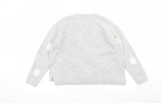 Papaya Womens Grey   Pullover Jumper Size L